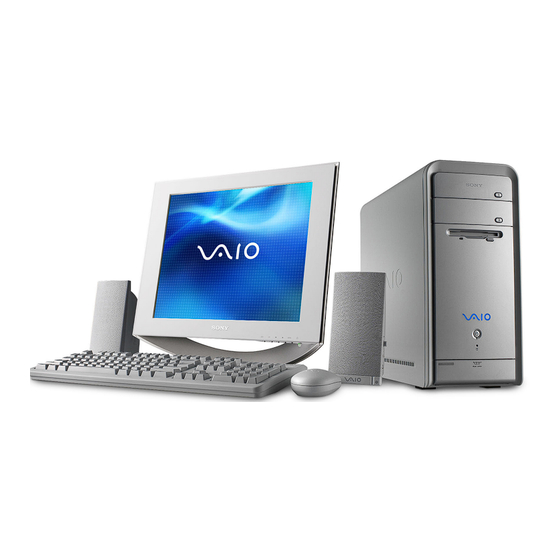 Sony VAIO Digital Studio PCV-RS320 Specifications