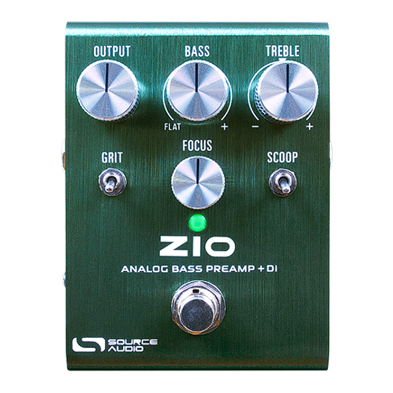 Source Audio ZIO User Manual