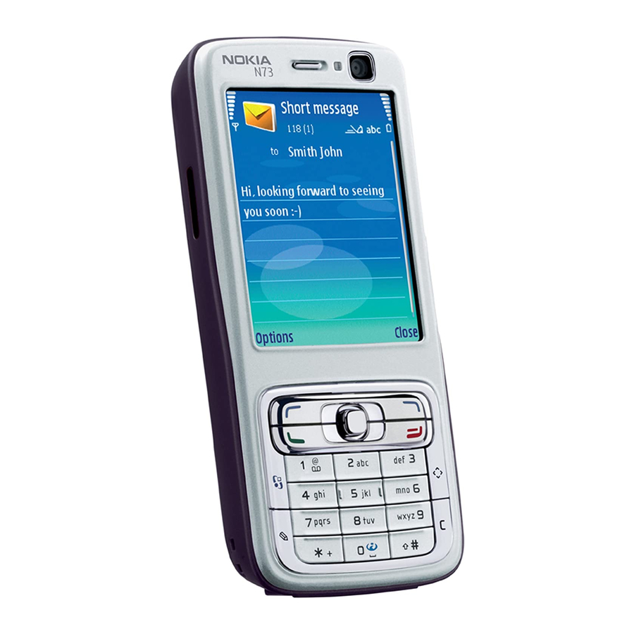Nokia N73 - Smartphone 42 MB User Manual