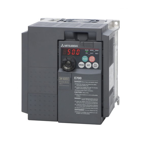 Mitsubishi Electric FR-E700 Instruction Manual