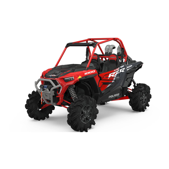 Polaris RZR XP 1000 EPS High Lifter Edition Owner's Manual