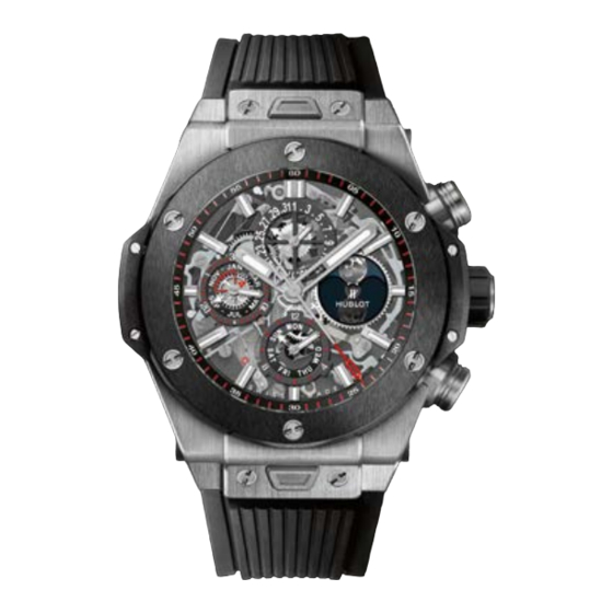 Hublot BigBang Instruction Manual