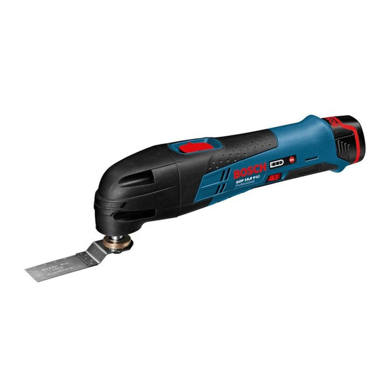 Bosch GOP 10,8 V-LI Professional Original Instructions Manual