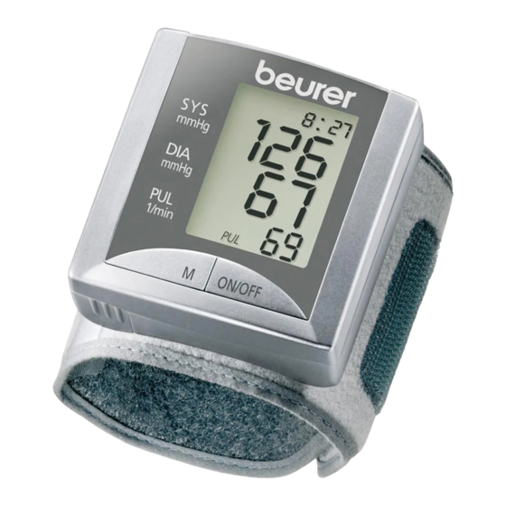 Beurer Talking Wrist Blood Pressure Monitor, BC21