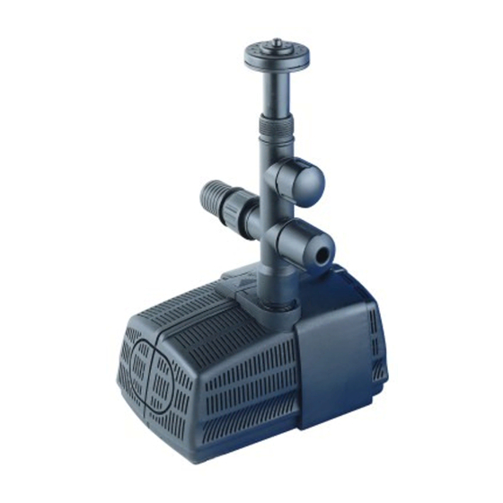 HOZELOCK CASCADE 2000LV INSTALLATION AND OPERATING INSTRUCTIONS MANUAL