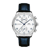 Iwc Portuguese chronograph Operating Instructions Manual