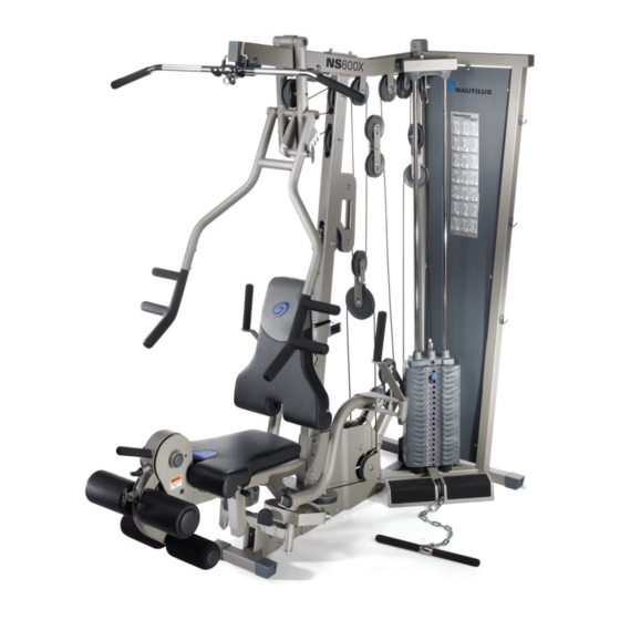 Nautilus ns 2025 600 home gym