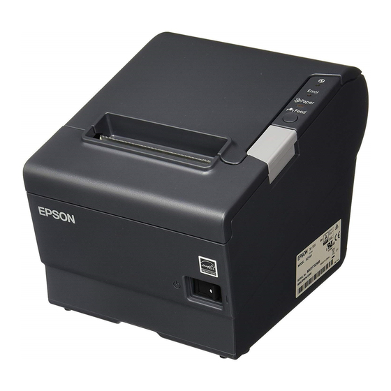 EPSON TMT88V USER MANUAL Pdf Download ManualsLib