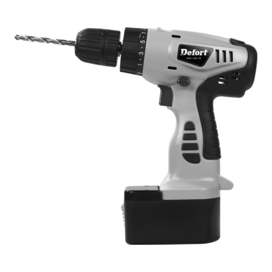 Defort DCD-18N-1D User Manual