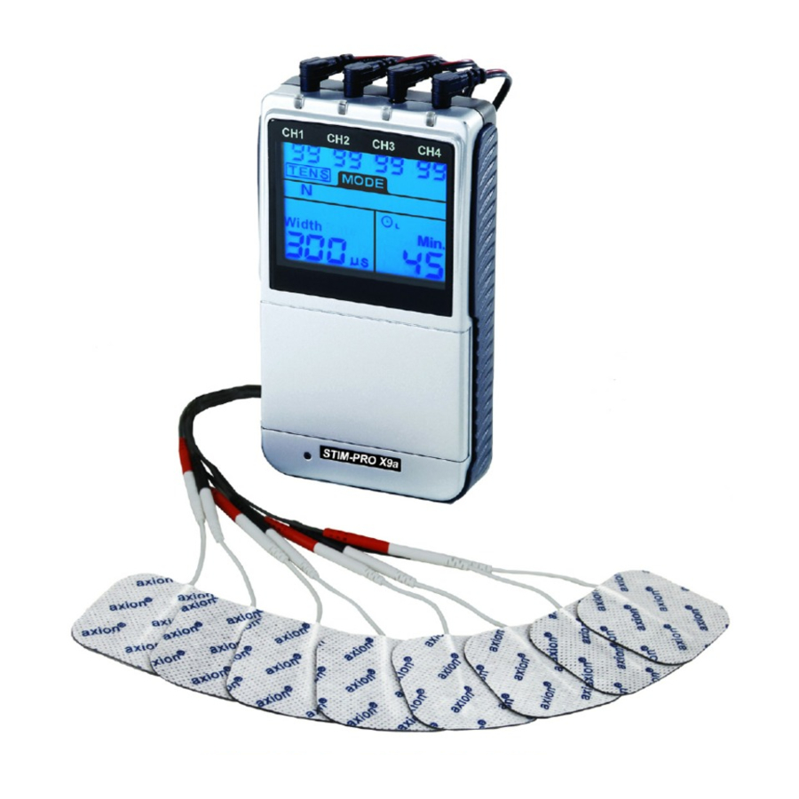 Axion STIM-PRO X9+ Manual