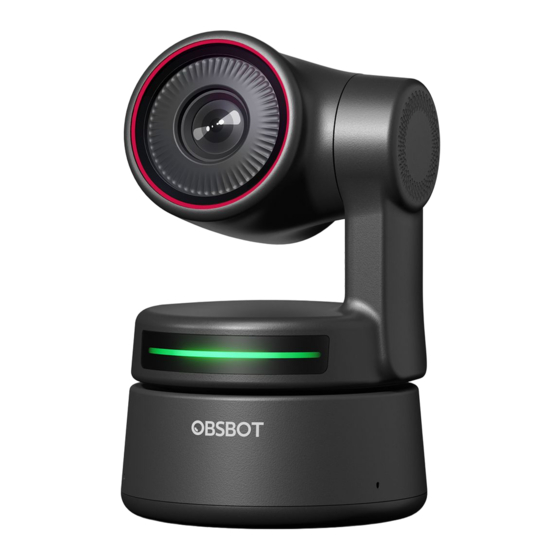 OBSBOT Tiny 4K AI-Powered PTZ Webcam Manuals