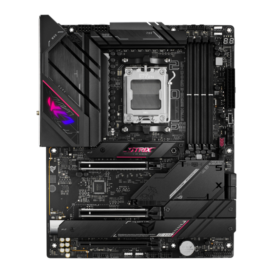 Asus TUF GAMING B650-E WIFI Quick Start Manual