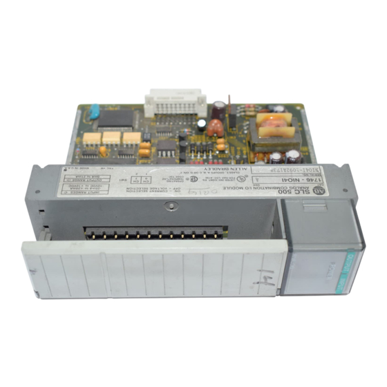 Rockwell Automation Allen-Bradley 1746sc-NI8u User Manual