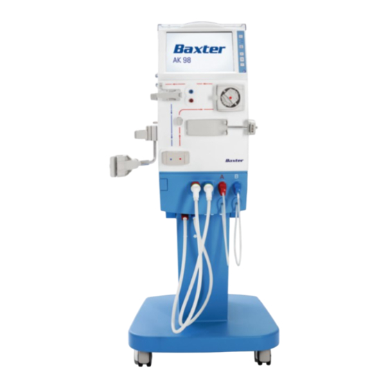 baxter AK98 Quick Reference Manual