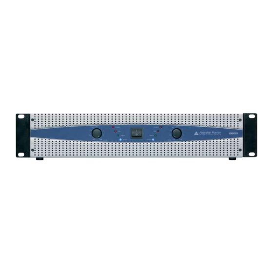 AUSTRALIAN MONITOR IS SERIES Installation And Operation Manual