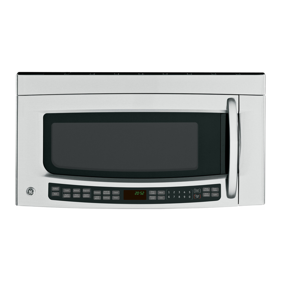 GE JVM2052 Owner's Manual