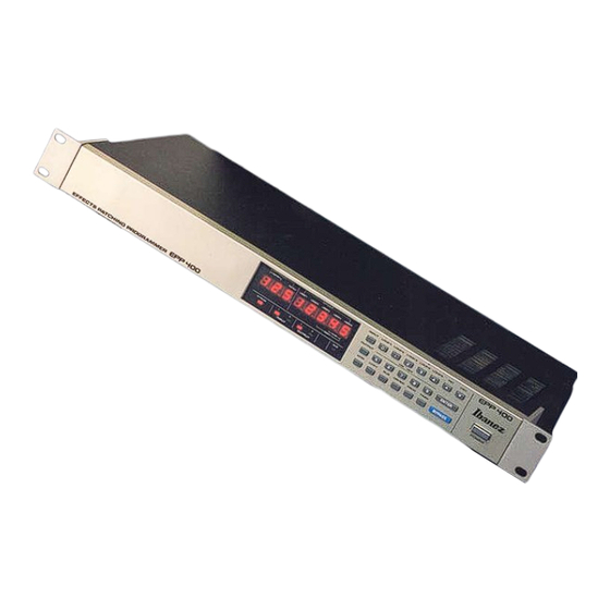 Ibanez EPP400 Owner's Manual