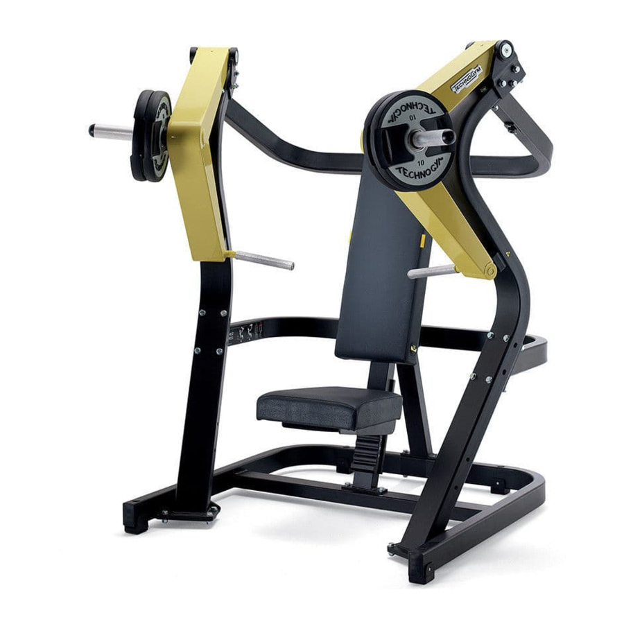 Purestrength Incline Chest Press Use And Maintenance Instructions Pdf 