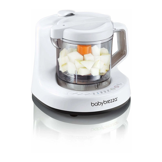 Baby brezza food processor sales manual