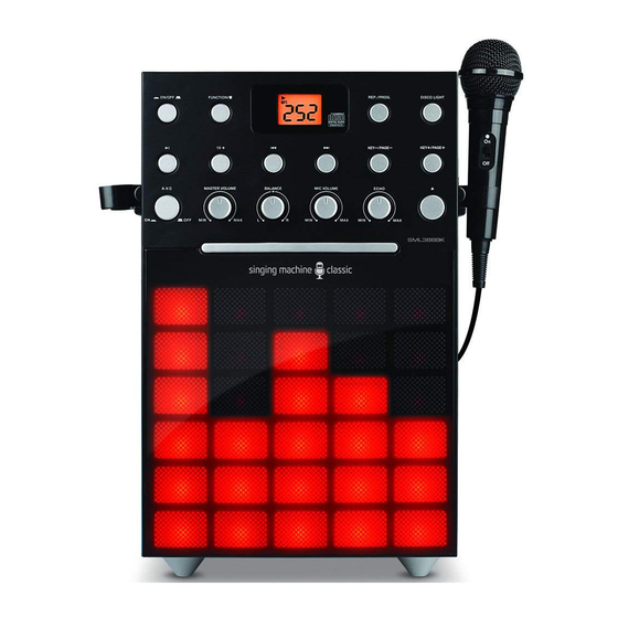 THE SINGING MACHINE SML388BK INSTRUCTION MANUAL Pdf Download ManualsLib