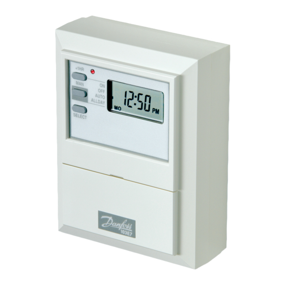 Danfoss 103E7 User Instructions