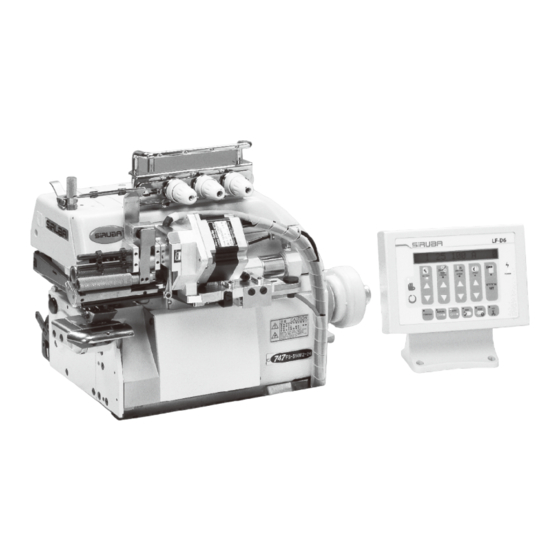 KAULIN MFG. CO. Siruba LF-D6 Instruction Book / Parts List