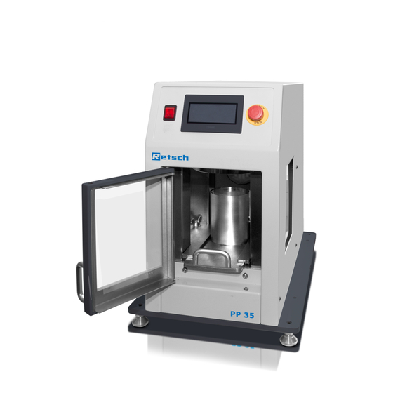 Retsch PP 35 Manual