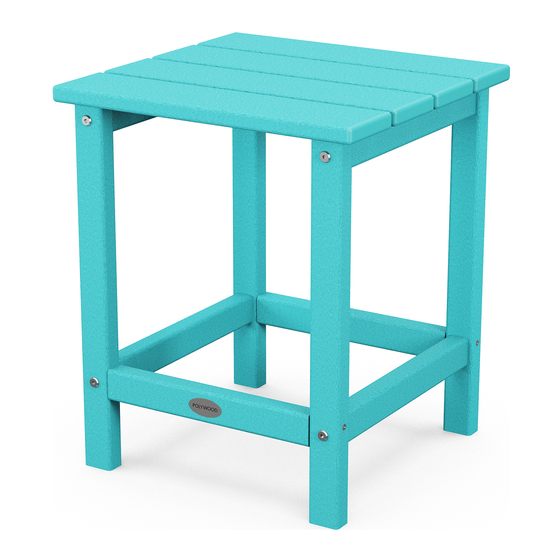 Polywood Long Island Side Table ECT18 Assembly Instructions