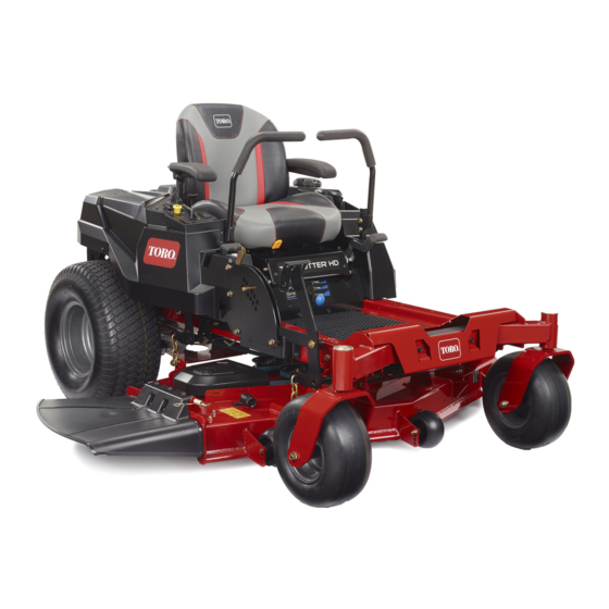 Toro TimeCutter HD ZX4800 Manuals