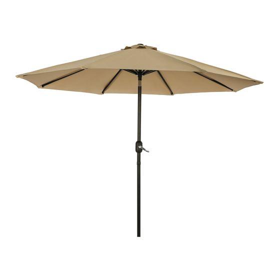 Island Umbrella NU6843 Assembly Instructions Manual