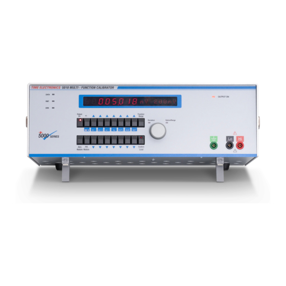 Time Electronics 5018 User Manual