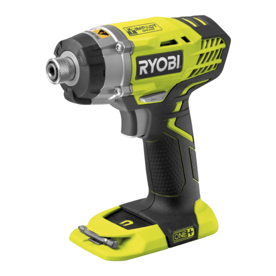 Ryobi RID1801M Original Instructions Manual