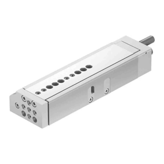 Festo DGSL Operating Instructions