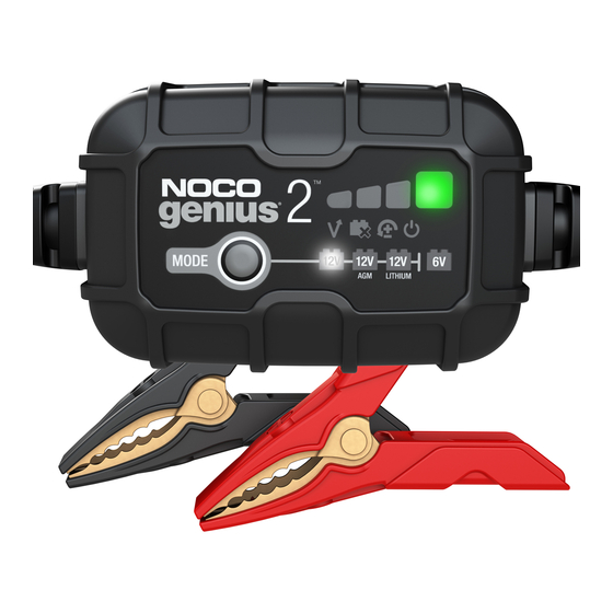 NOCO Genius GENIUS2EU User Manual & Warranty