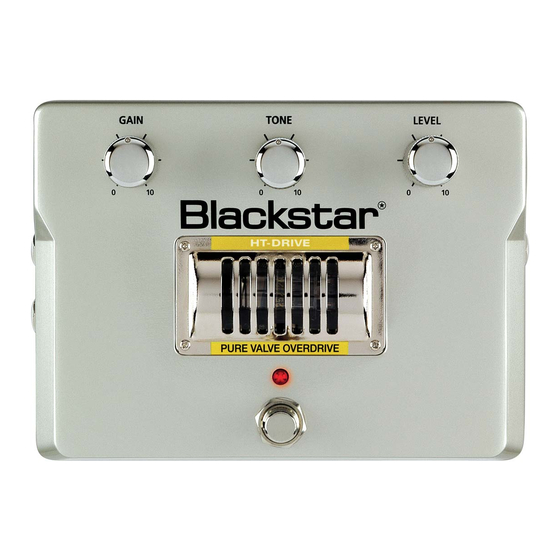 Blackstar HT-DRIVE Owner's Manual