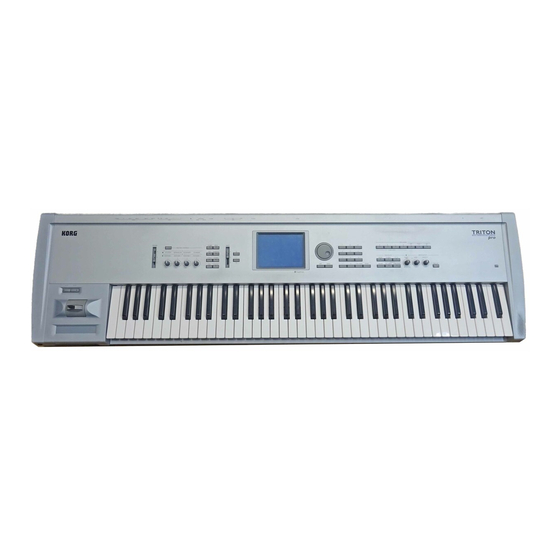 Korg Triton Installation Manual