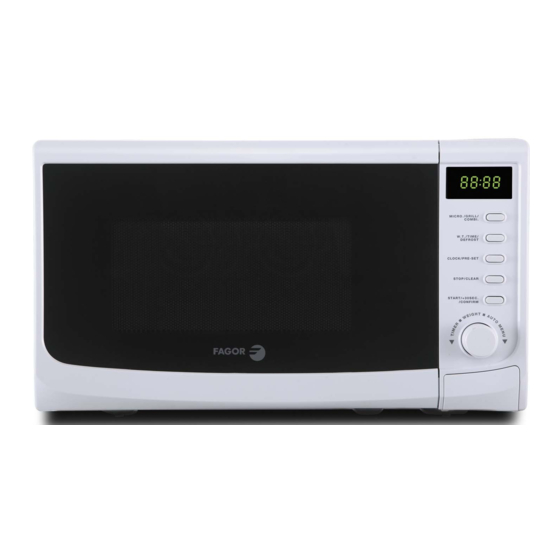FAGOR MWO20DGW INSTRUCTIONS FOR USE MANUAL Pdf Download ManualsLib