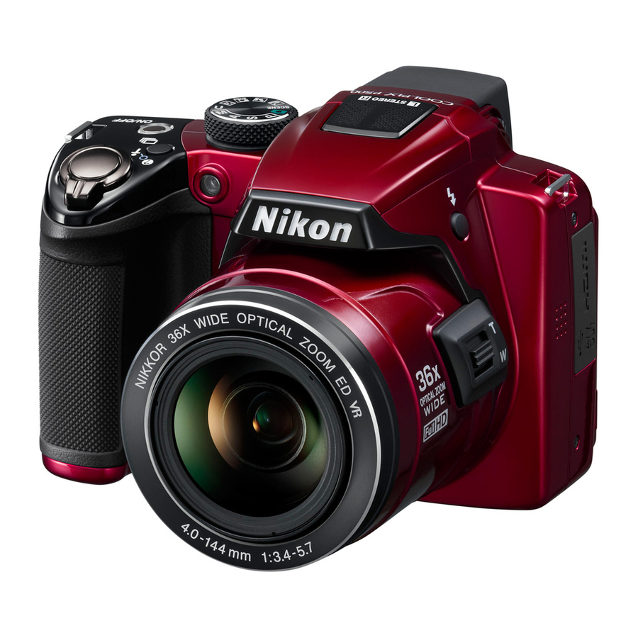 NIKON COOLPIX P500 USER MANUAL Pdf Download ManualsLib