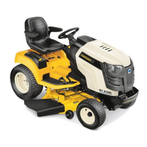 CUB CADET GT2000 OPERATOR