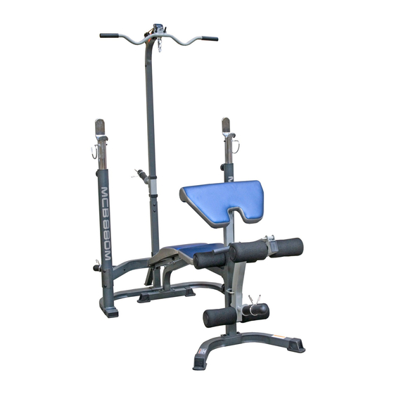 MARCY MCB880M OLYMPIC BENCH MANUAL Pdf Download ManualsLib