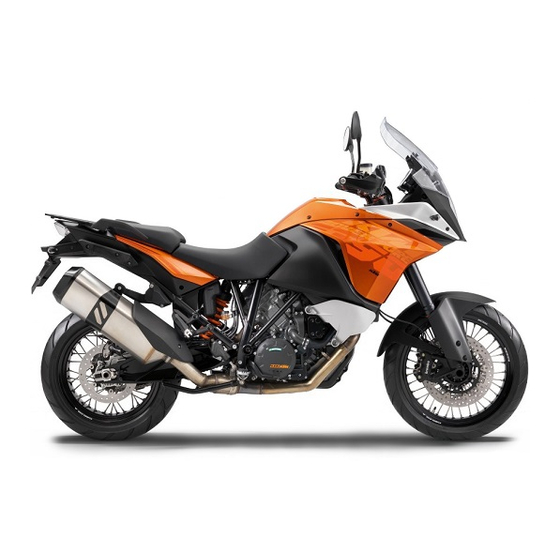 KTM 1190 Adventure Owner's Manual