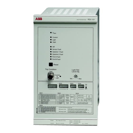 ABB REA 10 Series Product Manual