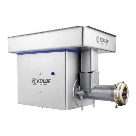 Kolbe SW 98 Operating Manual