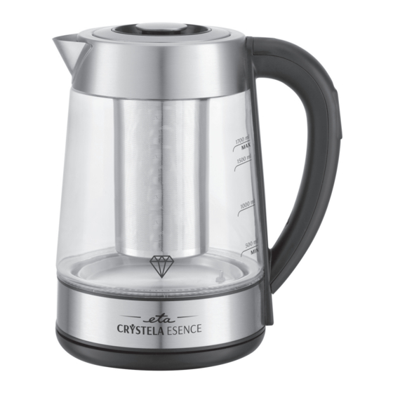eta Crystela Esence 8153 User Manual