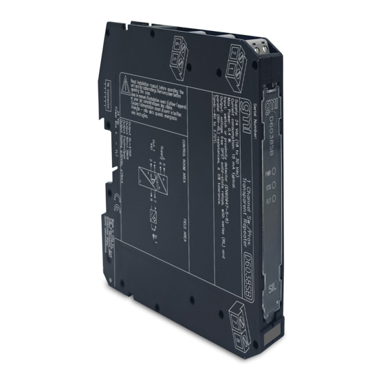 GMI D6038S Series Safety Manual