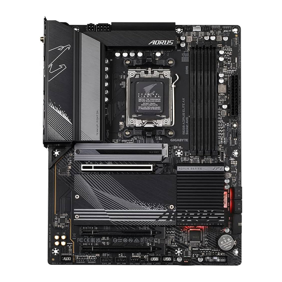 Gigabyte B650 AORUS ELITE AX - AM5 ATX Motherboard Manual | ManualsLib