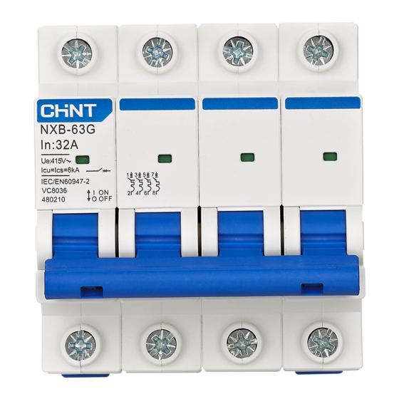 CHINT NXB-63G Series User Instruction
