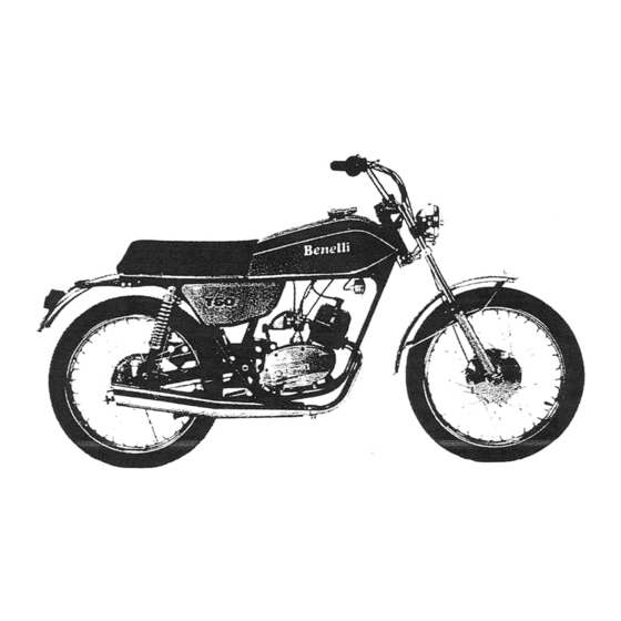 Benelli Motorella "78" Workshop Manual