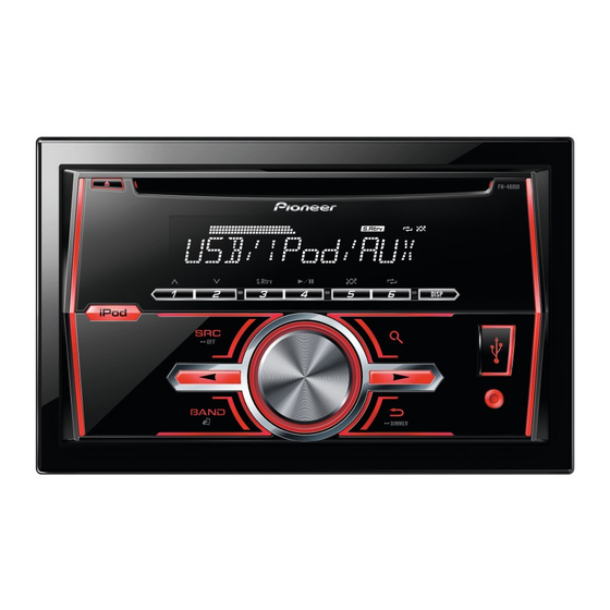 Pioneer FH-460UI Owner's Manual