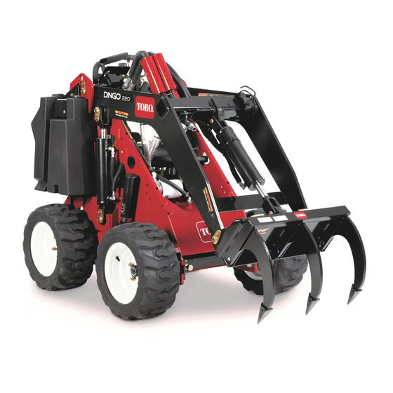 TORO 22317 DINGO 220 OPERATOR'S MANUAL Pdf Download | ManualsLib